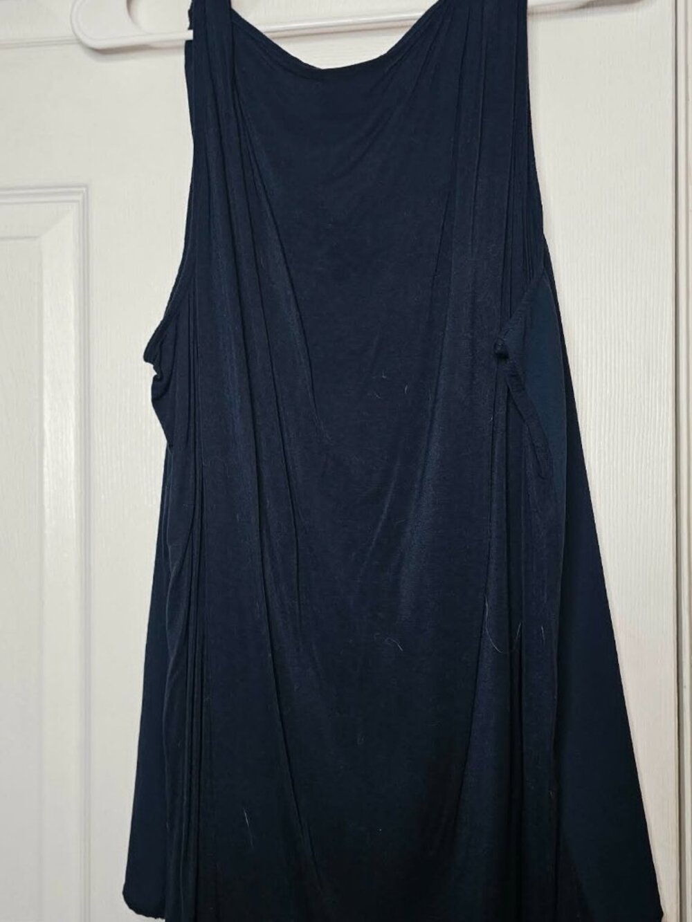 Ava & Viv 2X Navy Blue Sleeveless Blouse - Picture 3 of 3